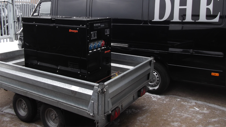 Devon Stage Hire 12.5KVA Generator